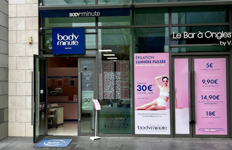 Façade institut Bodyminute Cagnes Sur Mer
