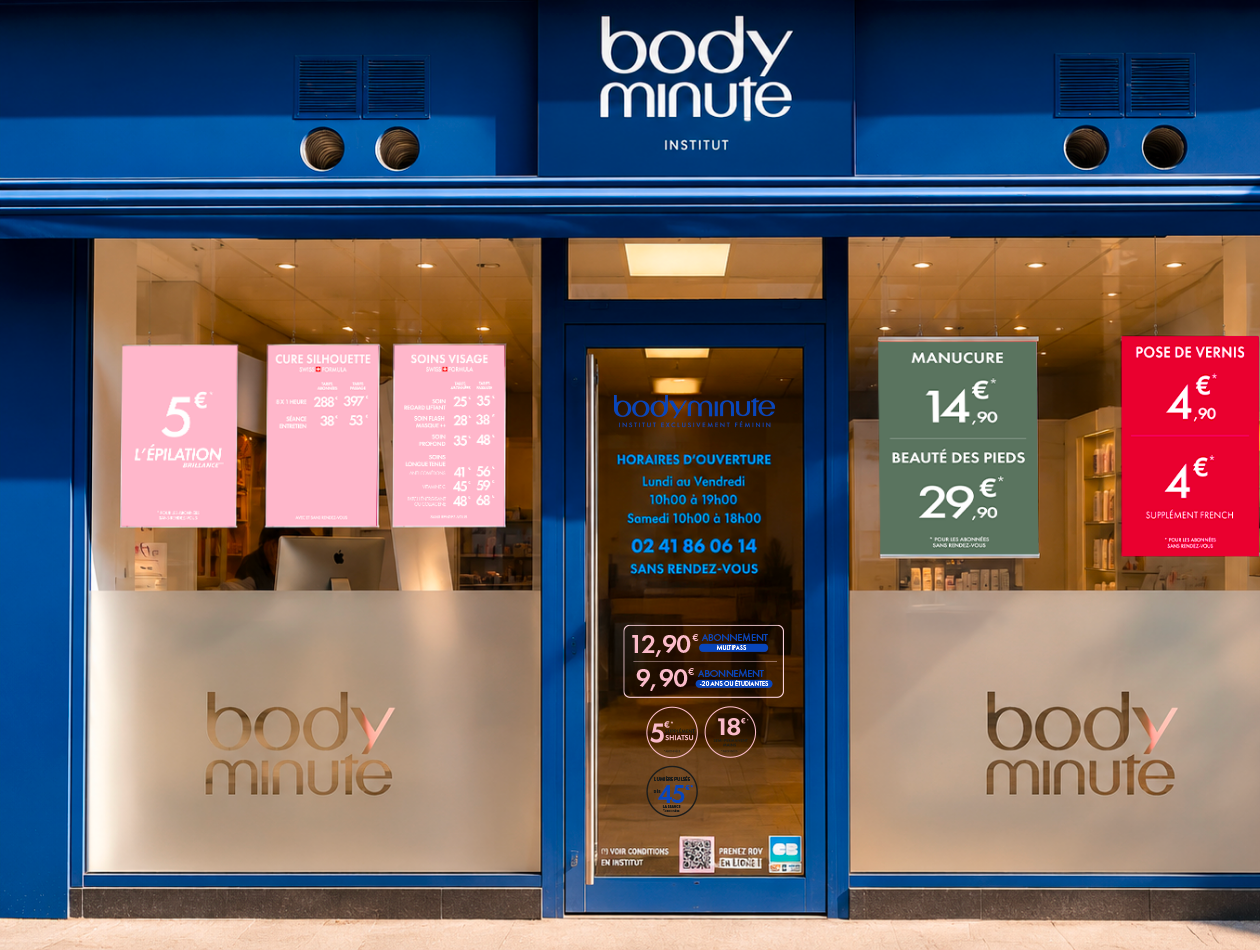 Institut beauté et épilation sans RDV à ANGERS – 49100