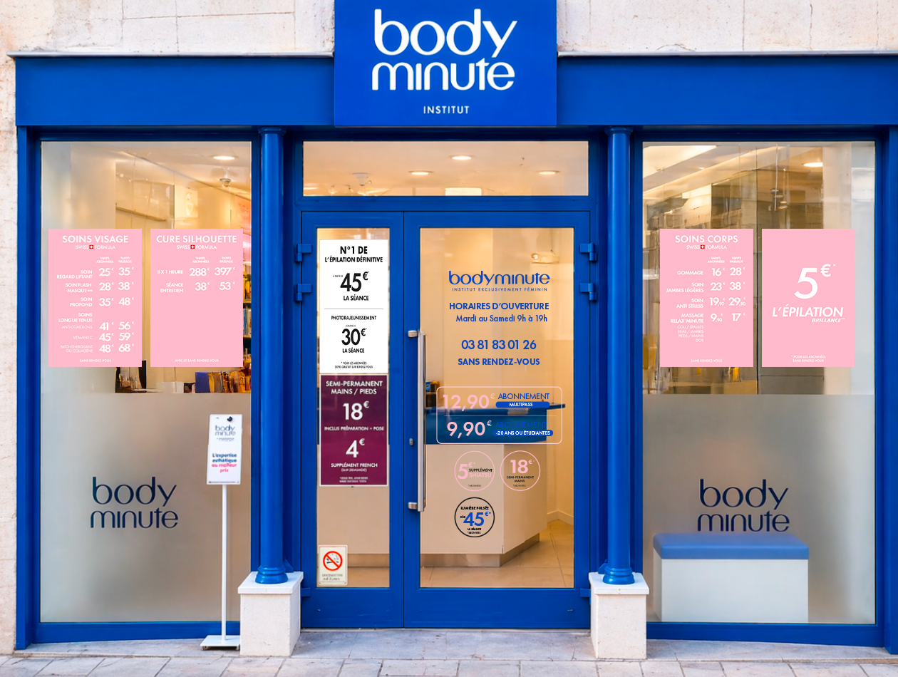 Institut beauté et épilation sans RDV à BESANÇON – 25000