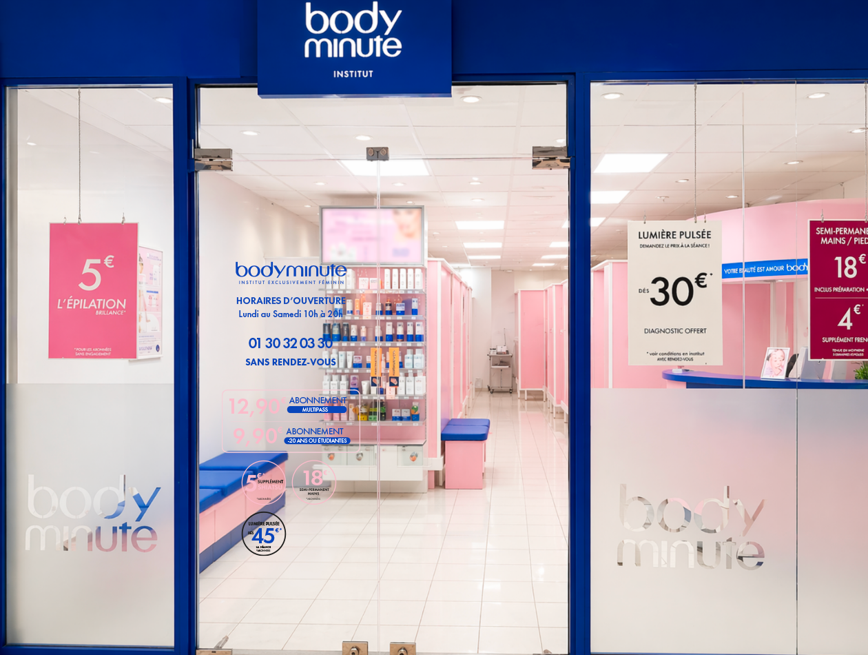 Institut beauté et épilation sans RDV à CERGY – 95000