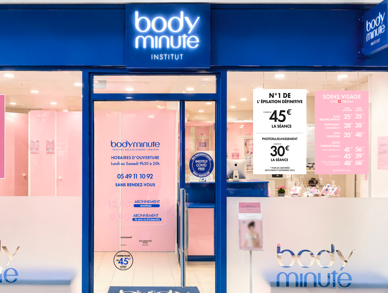 Institut beauté et épilation sans RDV à CHASSENEUIL DU POITOU – 86360