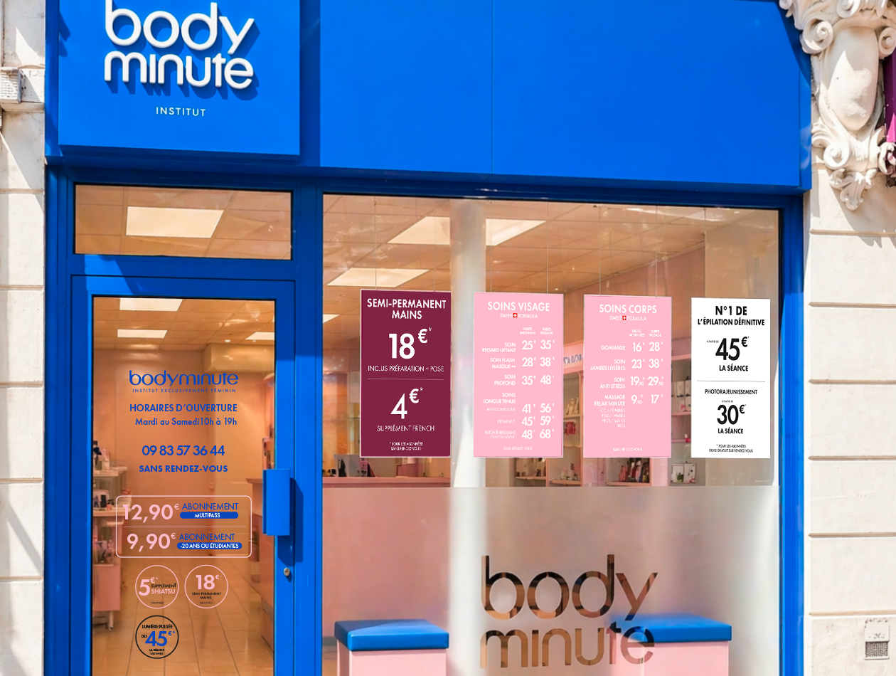 Institut beauté et épilation sans RDV à CHOISY LE ROI – 94600