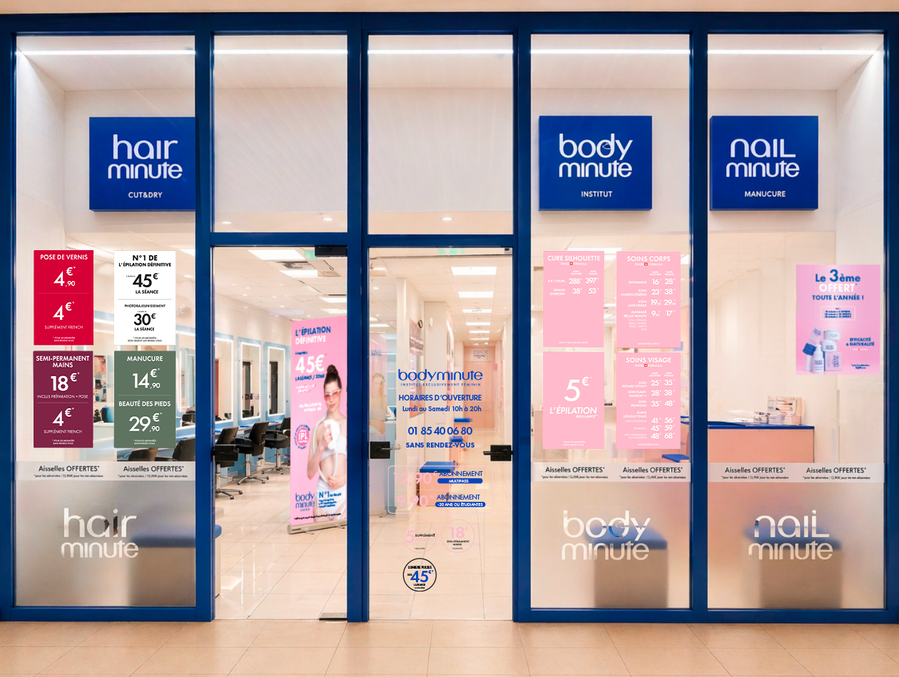 Institut beauté et épilation sans RDV à PLAISIR – 78370