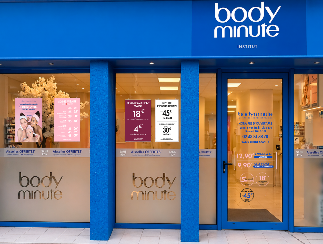 Institut beauté et épilation sans RDV à LE MANS – 72100
