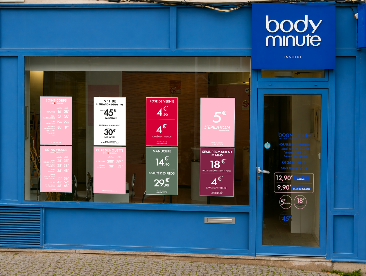 Institut beauté et épilation sans RDV à MANTES LA JOLIE – 78200